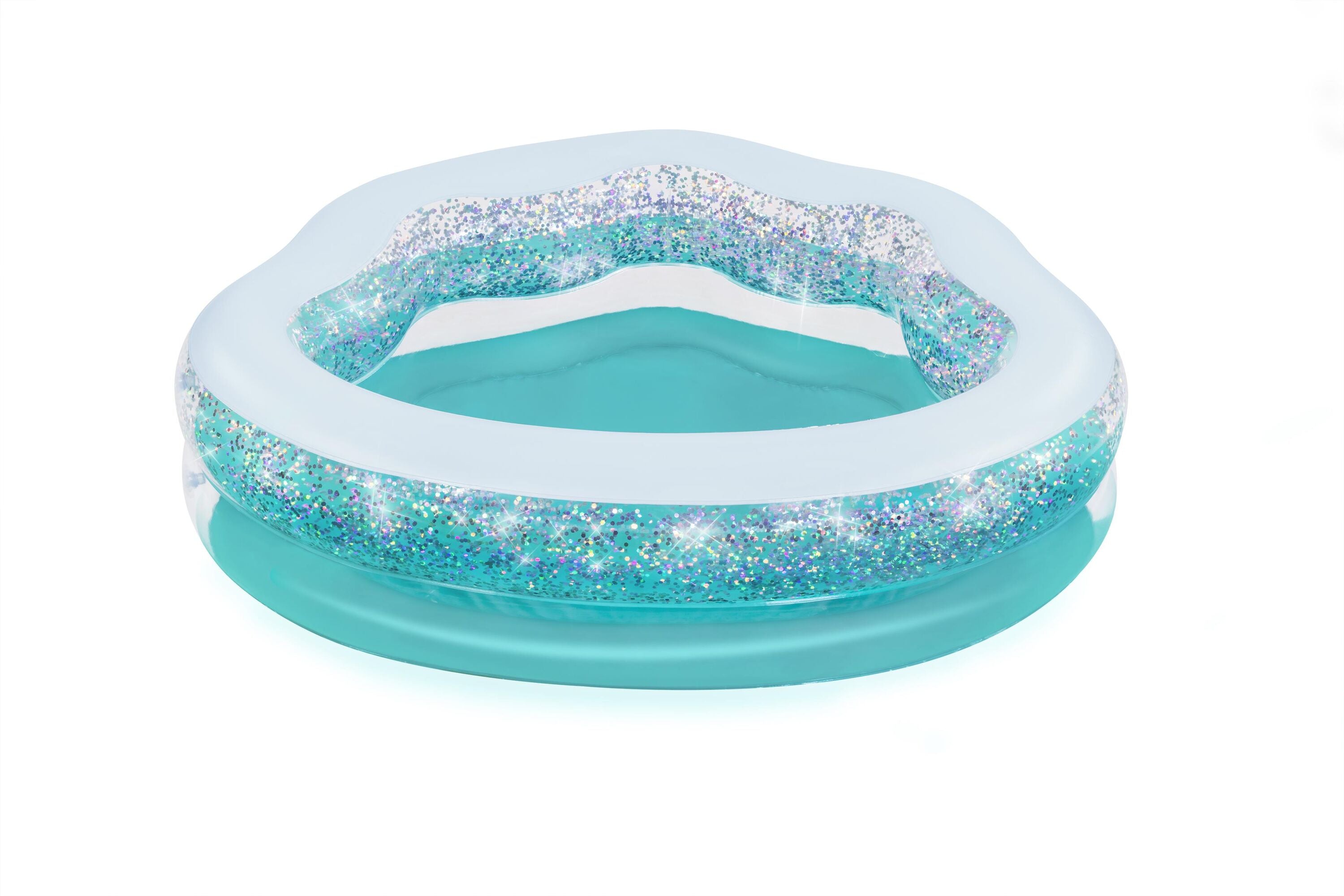 Bestway 1.50M X 1.27M X 43CM Sparkle Shell Kiddie Pool (Contents:1 pool, repair patch) Age 3+
