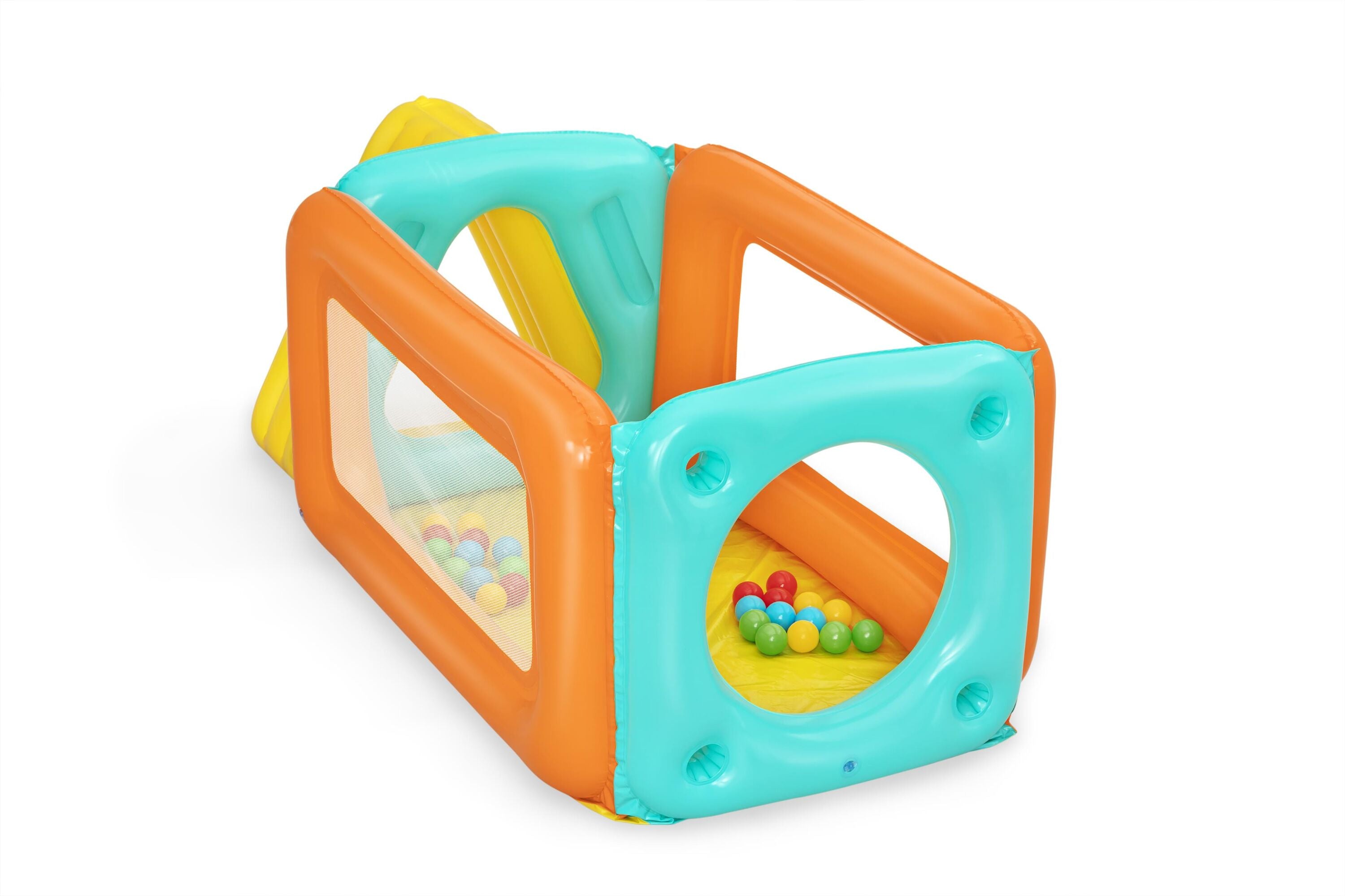 Bestway 1.78M X 91CM X 70CM Tunneltopia Ball Pit (Contents:1 ball pit, 25 play balls, repair patch) Age 2+