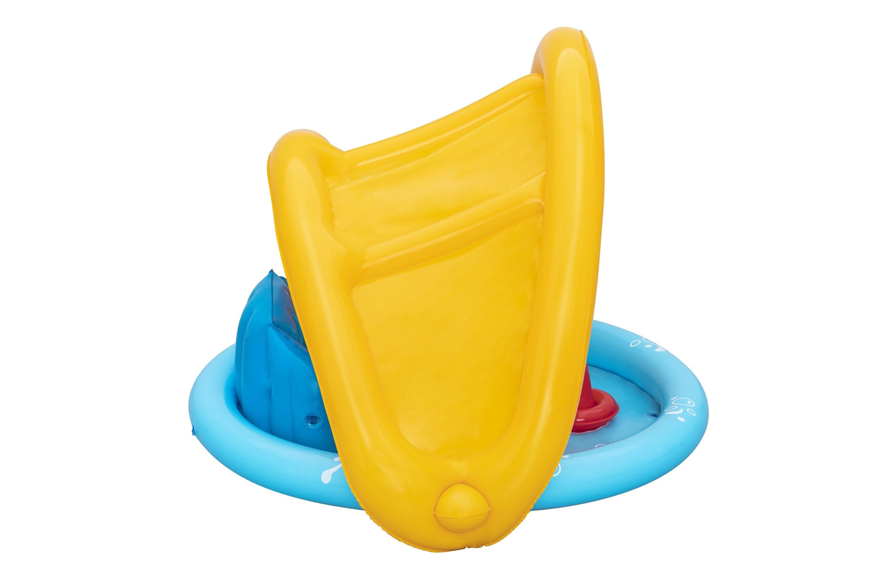 Bestway 1.15M X 89CM X 76CM Lil' Seashapes Baby Pool (Contents:1 pool,3 rings,1 sun shade, repair patch.) Age 6M+