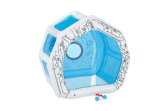 49" X 41" X 46"/1.25M X 1.05M X 1.17M Space Station Exploration Playhouse (1 play house, 6 play balls, repair patch.) Age 2+