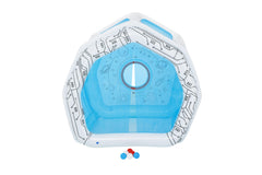 49" X 41" X 46"/1.25M X 1.05M X 1.17M Space Station Exploration Playhouse (1 play house, 6 play balls, repair patch.) Age 2+
