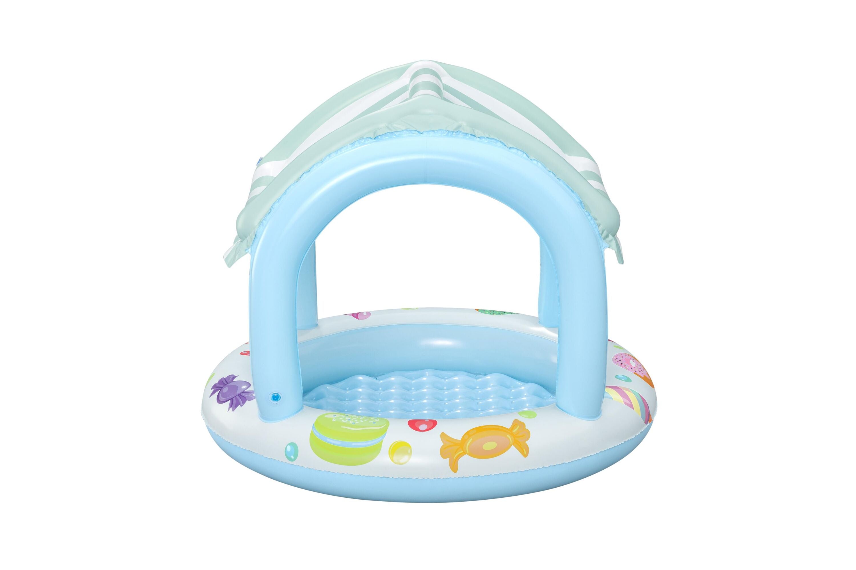 Bestway Φ1.04M X H84CM Sweet Shoppe Shaded Kiddie Pool (1 pool, repair patch) Age 2+