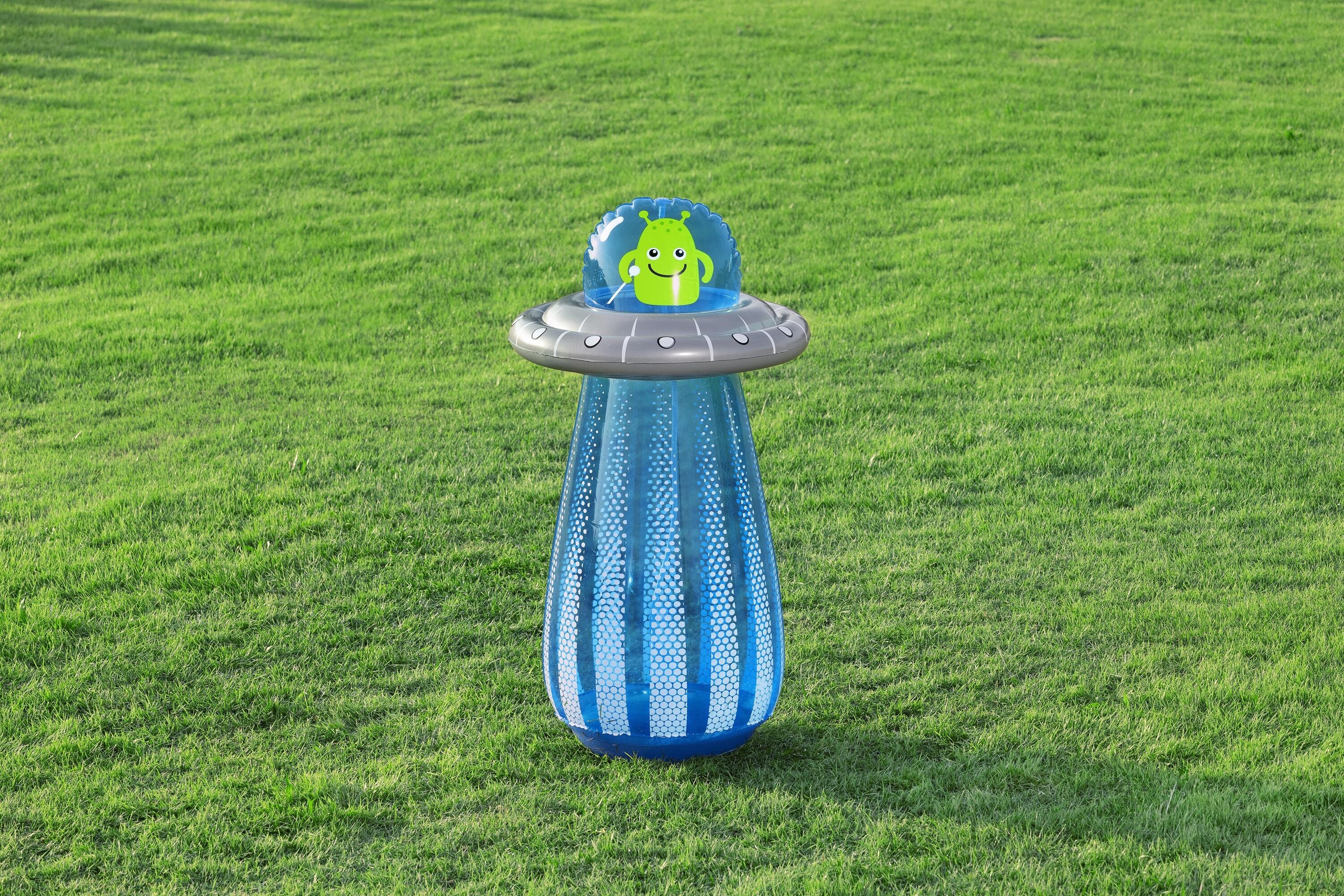 Bestway Φ61cm x H1.19m Ufo Blaster Bop Bag Sprinkler (1 Sprinkler, repair patch) Age 3+
