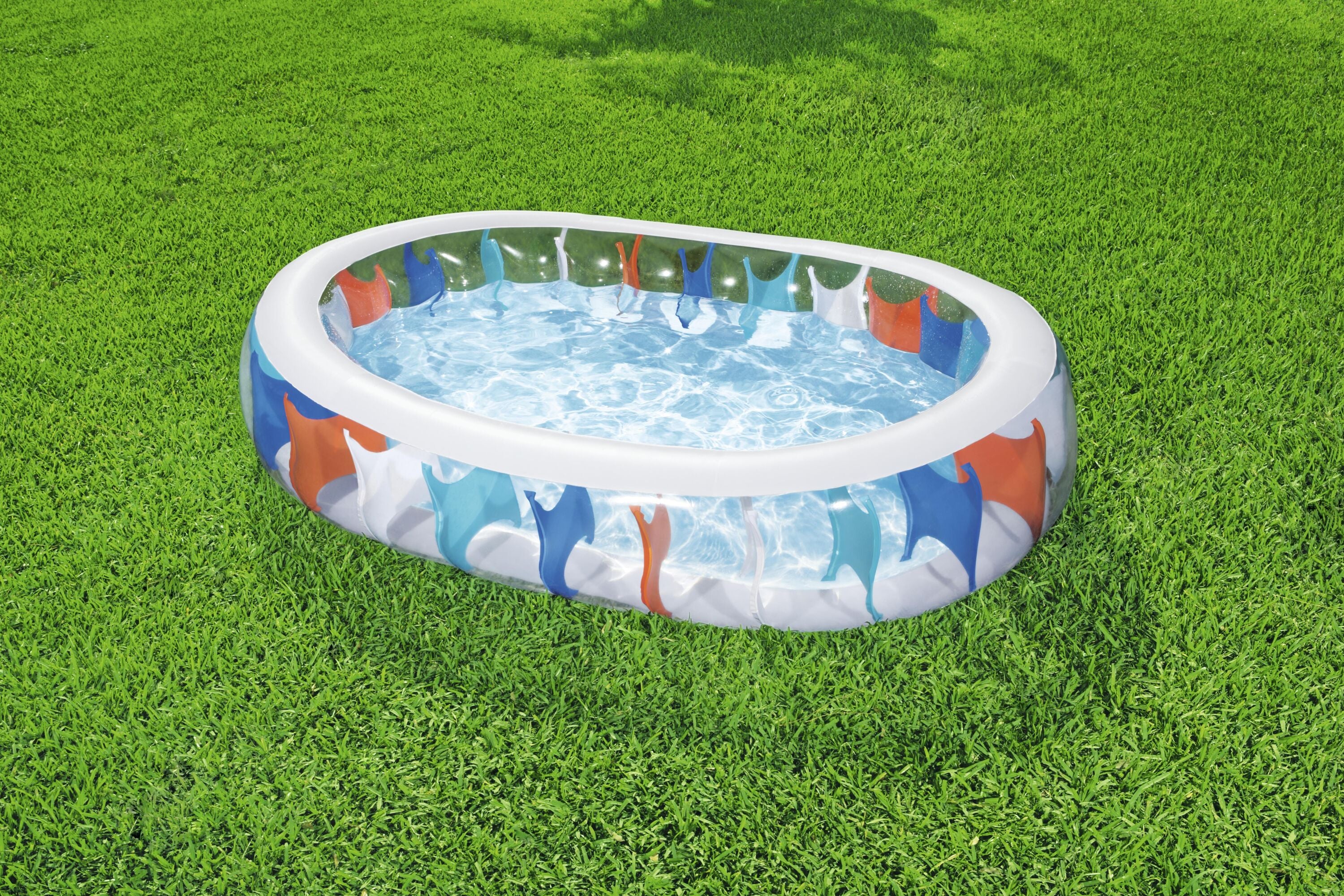 Bestway 2.29M X 1.52M X 51CM Elliptic Pool (Contents:1 pool,repair patch) Age 6+