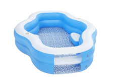 Bestway 2.70M X 1.98M X 51CM Splashview Family Pool (Contents:1 pool,repair patch) Age 6+