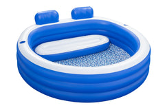 Bestway 2.31M X 2.19M X 79CM Splash Paradise Family Pool (Contents:1 pool,repair patch.) Age 6+