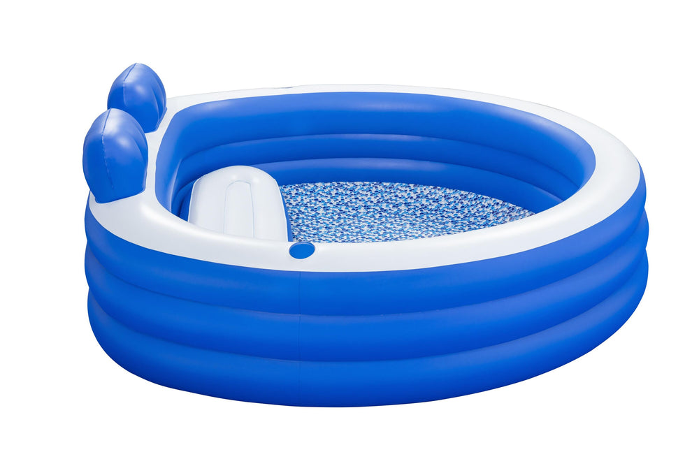 Bestway 2.31M X 2.19M X 79CM Splash Paradise Family Pool (Contents:1 pool,repair patch.) Age 6+