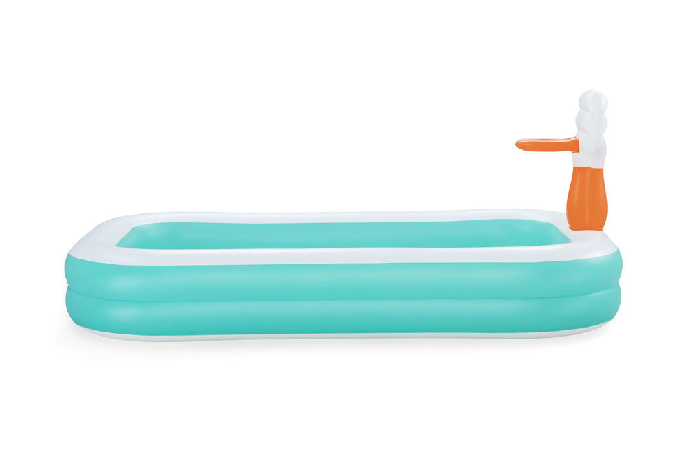Bestway 2.51M X 1.68M X 1.02M Dunk N' Splash Family Pool (1 pool, 1 ball, repair patch.) Age 3+