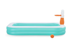 Bestway 2.51M X 1.68M X 1.02M Dunk N' Splash Family Pool (1 pool, 1 ball, repair patch.) Age 3+