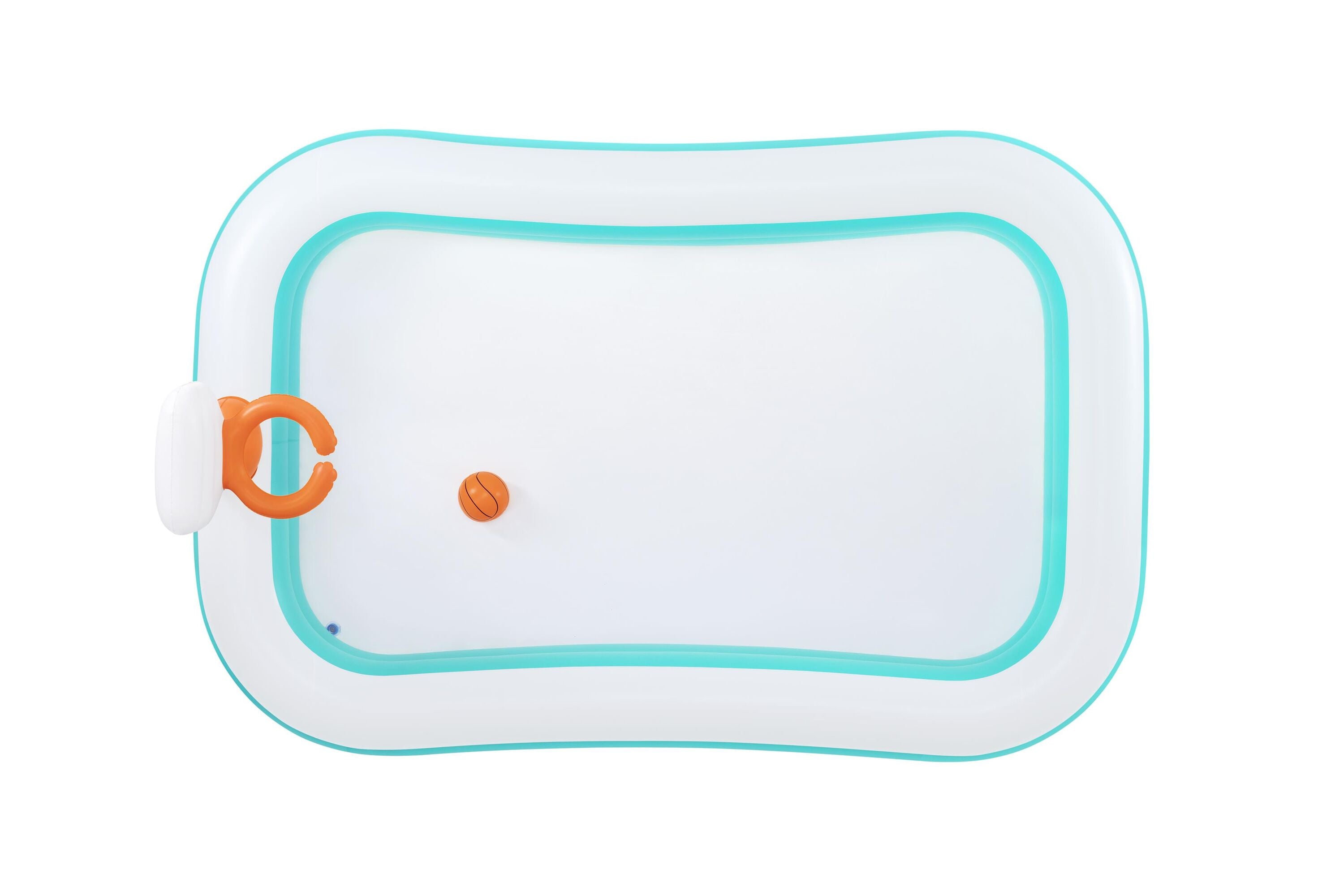 Bestway 2.51M X 1.68M X 1.02M Dunk N' Splash Family Pool (1 pool, 1 ball, repair patch.) Age 3+