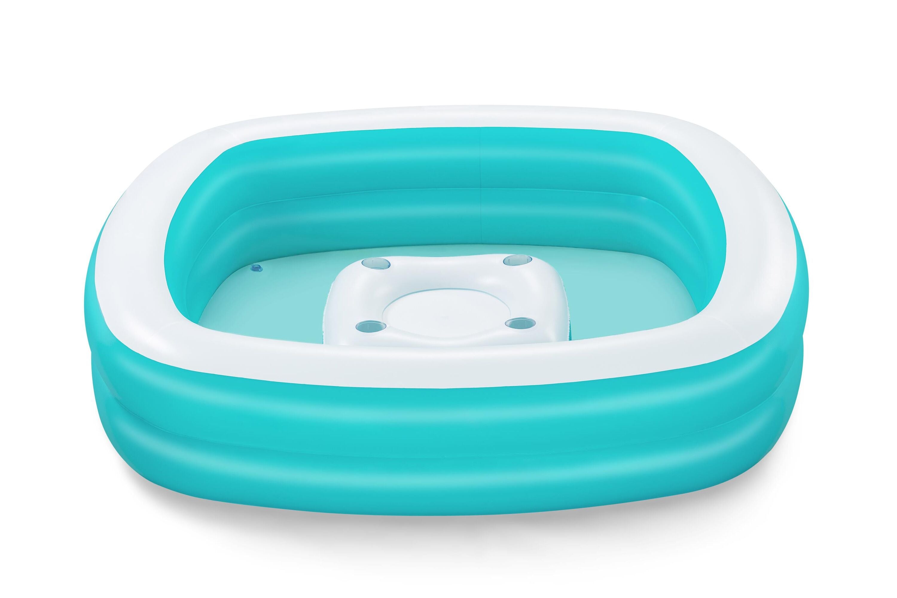 Bestway 2.18M X 2.18M X 48CM Sippin' Summer Family Pool (1 pool,1 console,repair patch) Age 6+