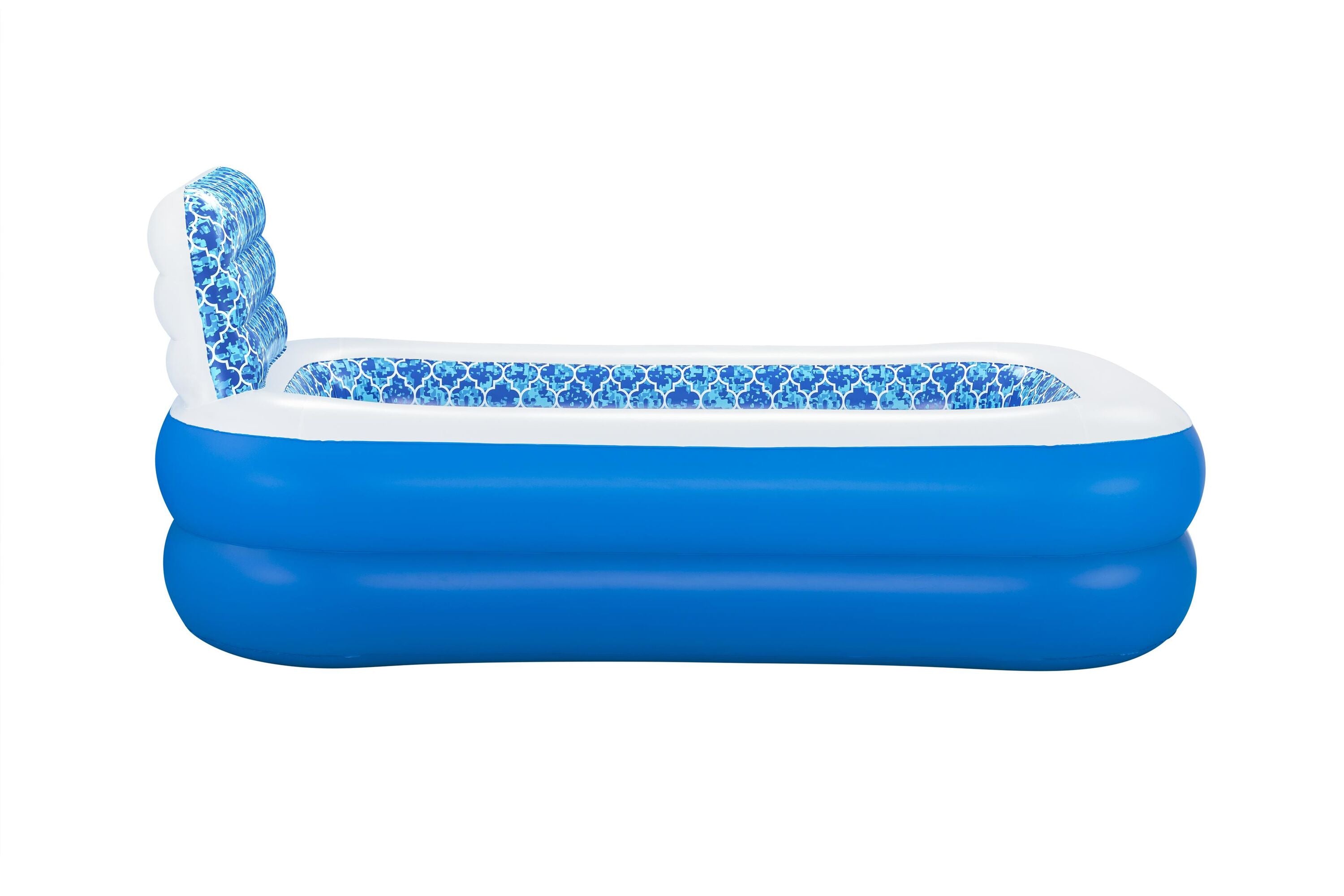 Bestway 2.29M X 1.52M X 96CM Waterfall Oasis Sprinkler Family Pool (1 pool,repair patch) Age 6+