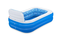 Bestway 2.29M X 1.52M X 96CM Waterfall Oasis Sprinkler Family Pool (1 pool,repair patch) Age 6+