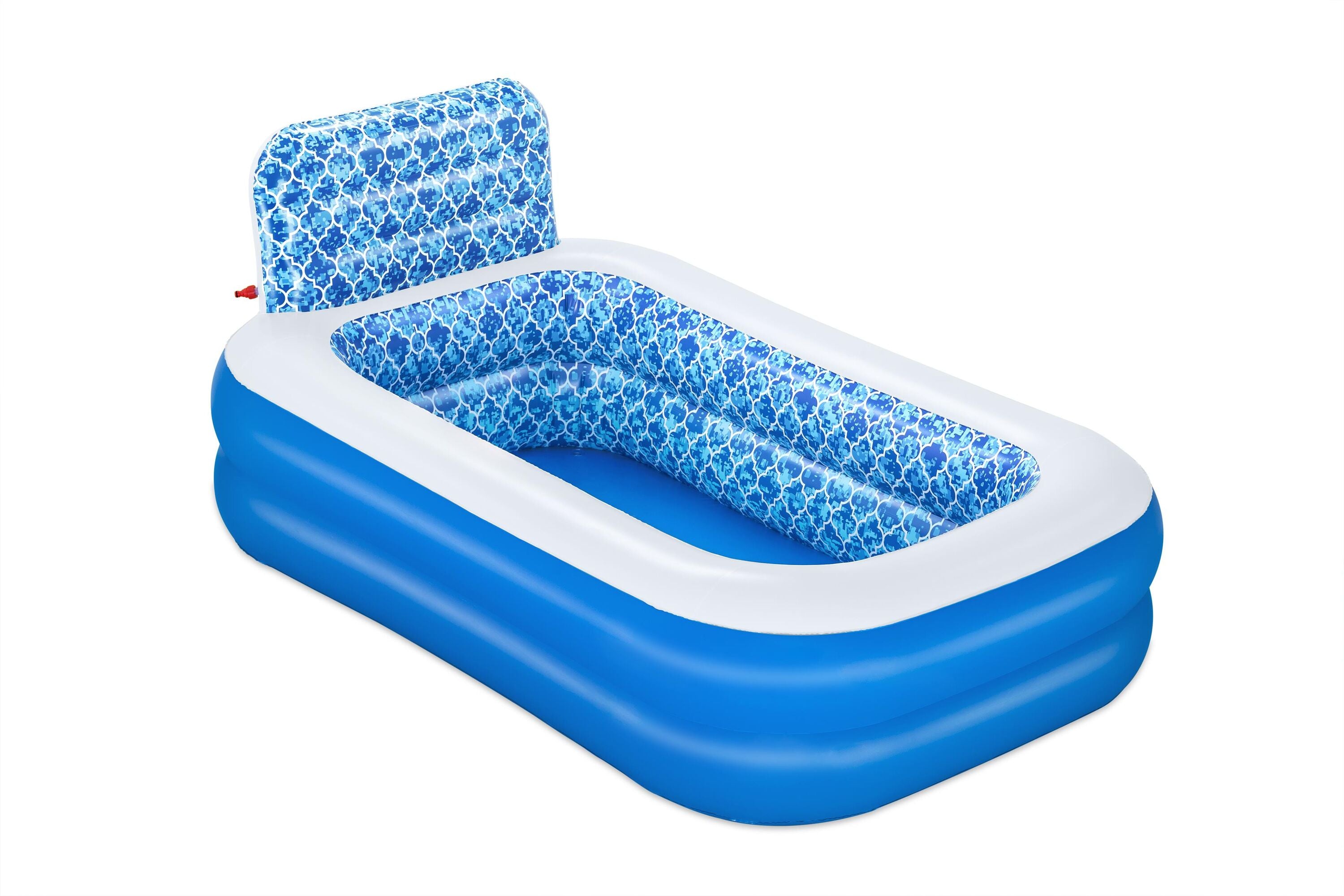 Bestway 2.29M X 1.52M X 96CM Waterfall Oasis Sprinkler Family Pool (1 pool,repair patch) Age 6+