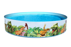 Bestway Φ2.44M X H46CM Dinosaur Fill'N Fun (Contents:One pool, repair patch) Age 3+