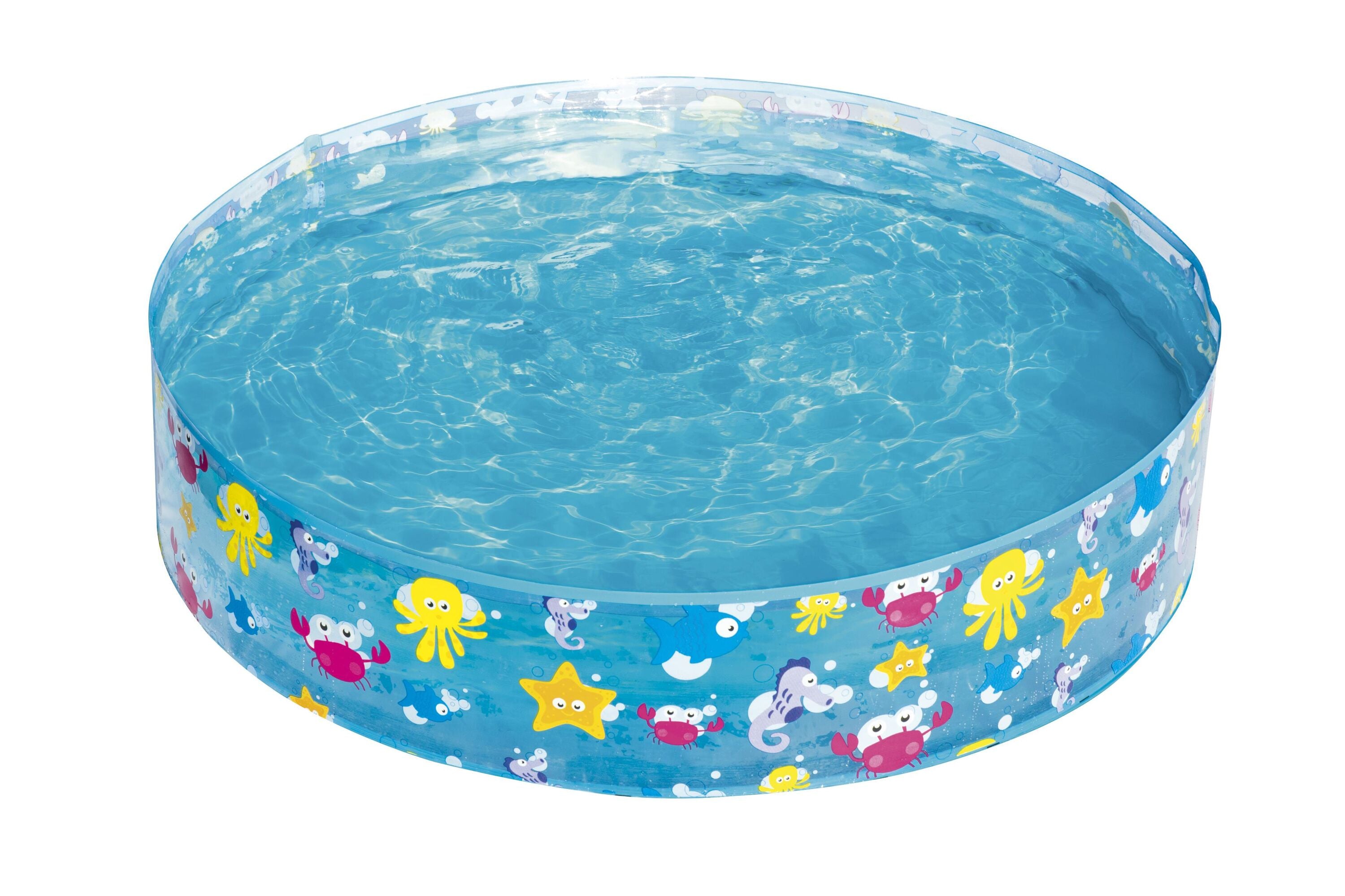 Bestway Φ1.22M X H25CM Fill 'N Fun Sparking Sea Pool (Contents:1 pool, repair patch) Age 2+