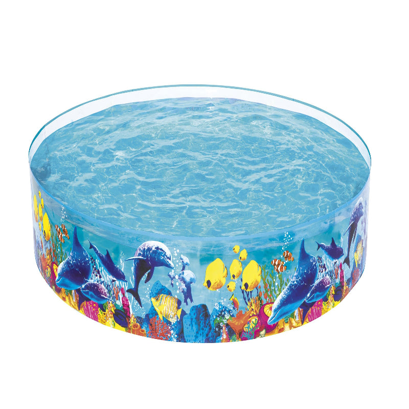 Bestway Φ2.44M X H46CM Odyssey Fill 'N Fun Play Pool (1 pool, repair patch) Age 3+