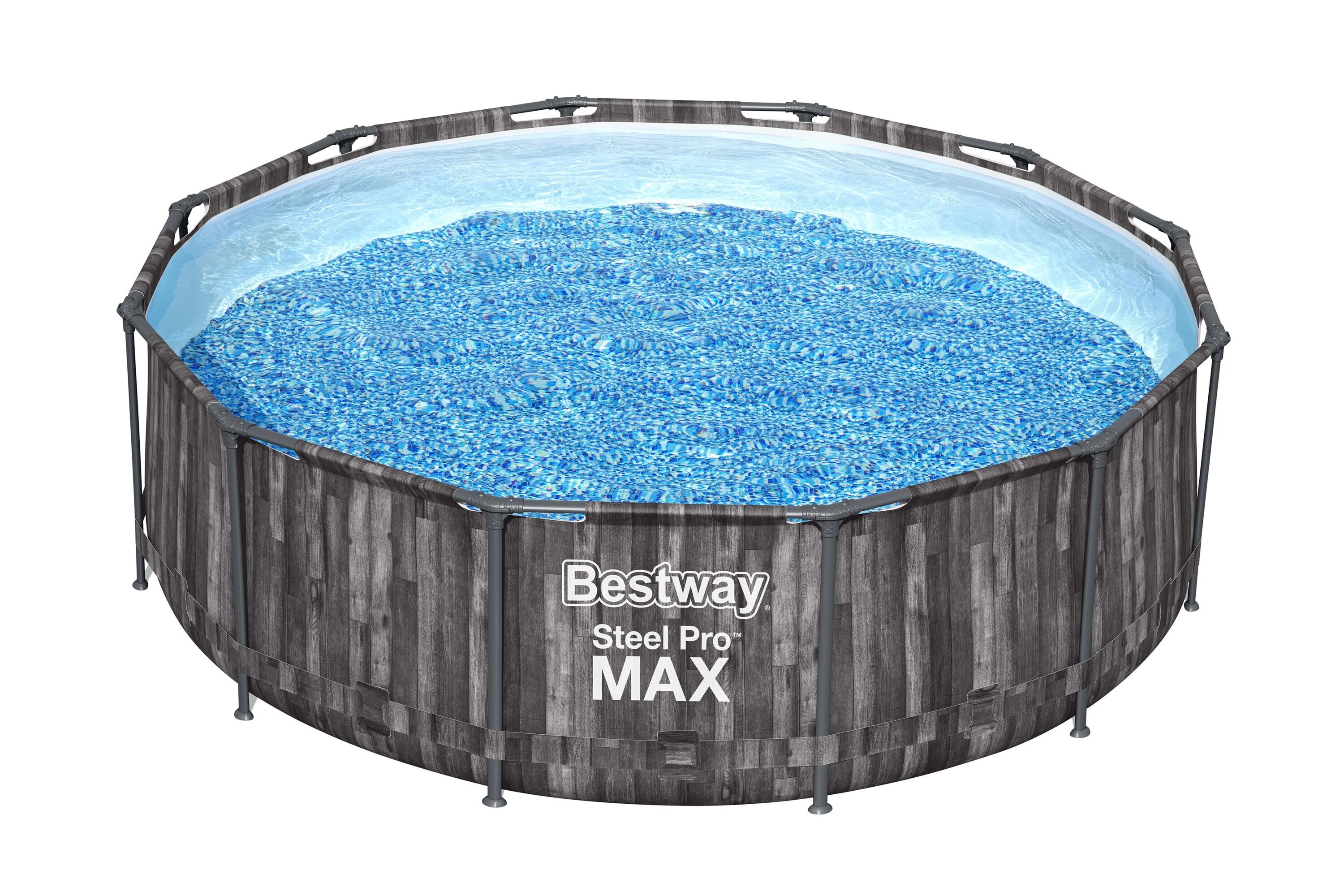 Bestway Frame Pool Set 3.66m x 1.00m Includes Pool + Filter Pump(220-240V) + Ladder + Compatible with Cartridge 58094(Ⅱ)220-240V