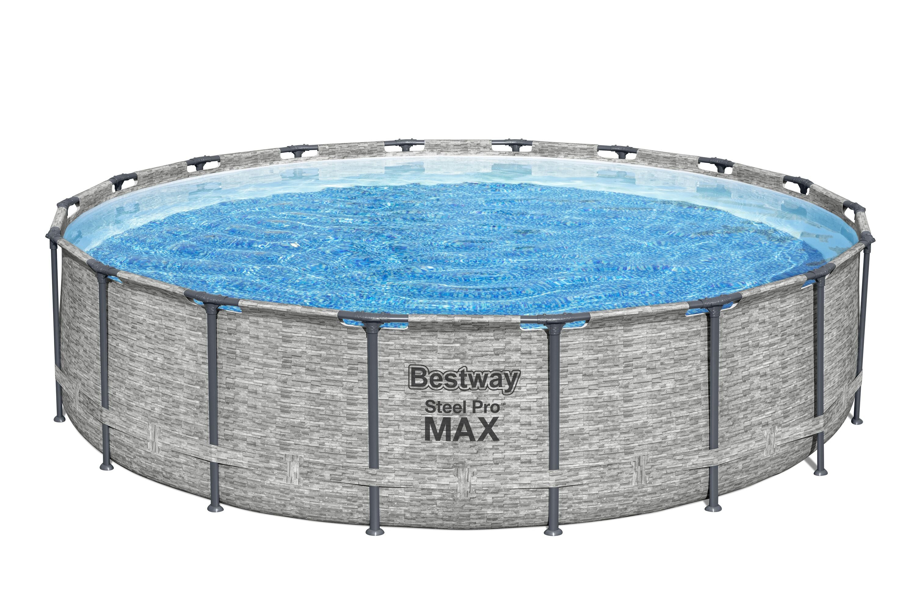 Bestway Frame Pool Pro max Set 5.49m x 1.22m Includes Pool + Filter Pump(220-240V) + Ladder + Cover + Compatible with Cartridge 58012(III)220-240V