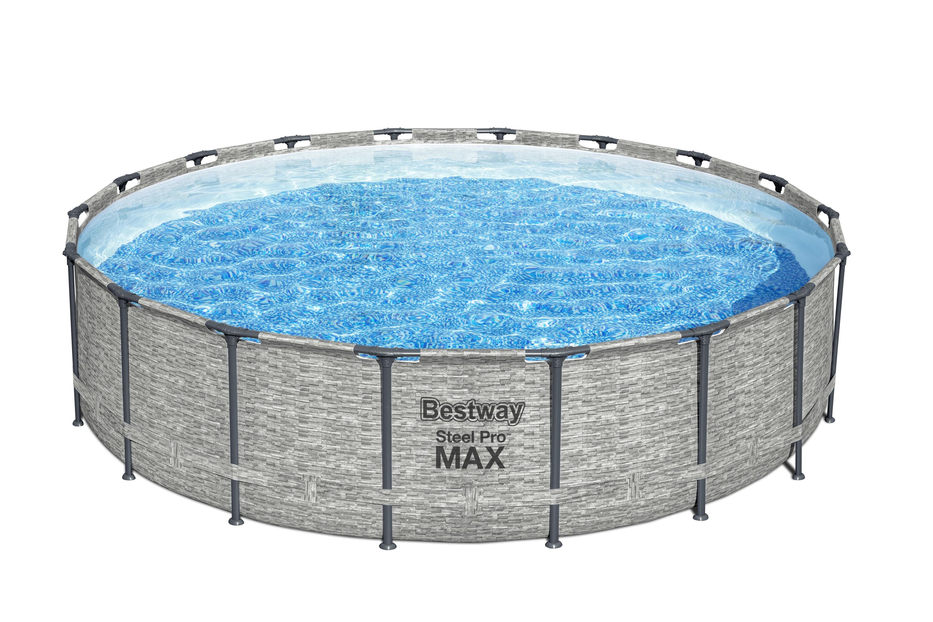 Bestway Frame Pool Pro max Set 5.49m x 1.22m Includes Pool + Filter Pump(220-240V) + Ladder + Cover + Compatible with Cartridge 58012(III)220-240V
