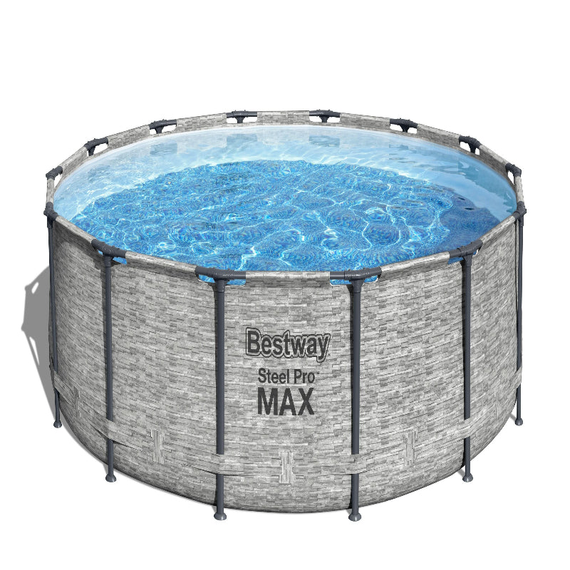 Bestway Frame Pool Set 4.27m x 1.22m Includes Pool + Filter Pump(220-240V) + Ladder + Cover + Compatible with Cartridge 58094(II)220-240V