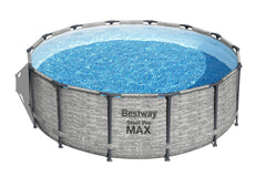 Bestway Frame Pool Set 4.27m x 1.22m Includes Pool + Filter Pump(220-240V) + Ladder + Cover + Compatible with Cartridge 58094(II)220-240V