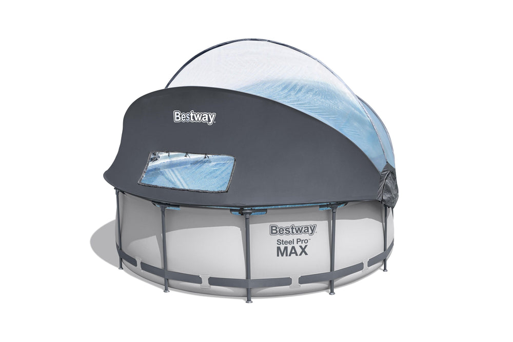 Bestway 3.66M X 1.00M Pool Set (Pool, Filter Pump(220-240V), Safety Ladder, Canopy, Compatible with Cartridge 58094(Ⅱ)220-240V)