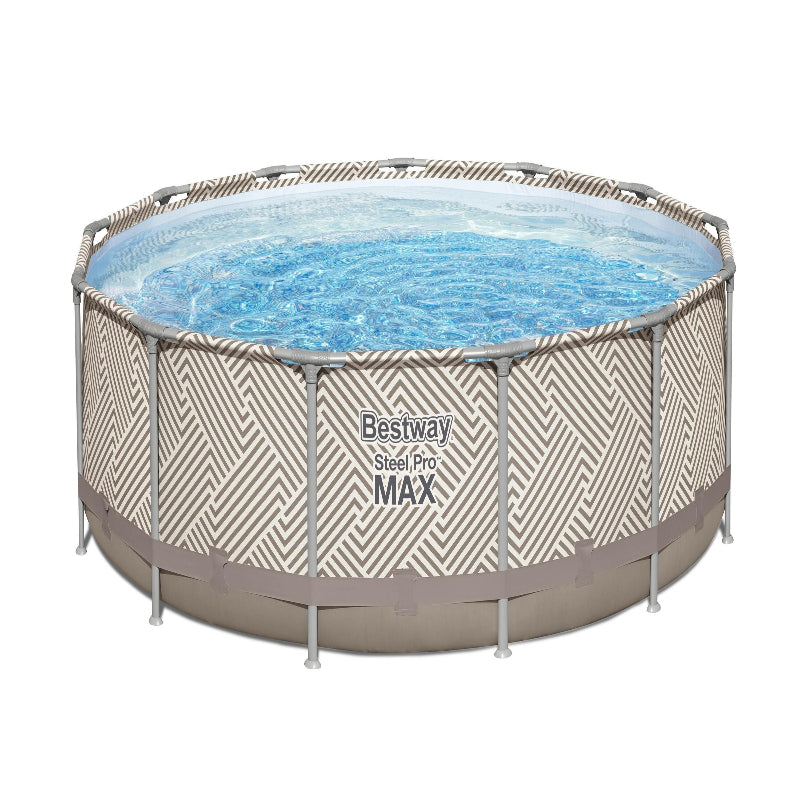 Bestway Frame Pool Set 3.96m x 1.07m Includes Pool + Filter Pump(220-240V) + Ladder + Cover + Canopy + Compatible with Cartridge 58094(II)220-240V