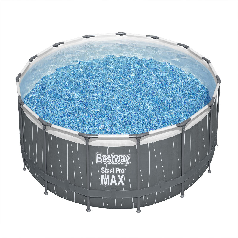 Bestway Frame Pool Set 4.57m x 1.07m Includes Pool + Filter Pump(220-240V) + Ladder + Cover + LED light + Compatible with Cartridge 58094(II)220-240V