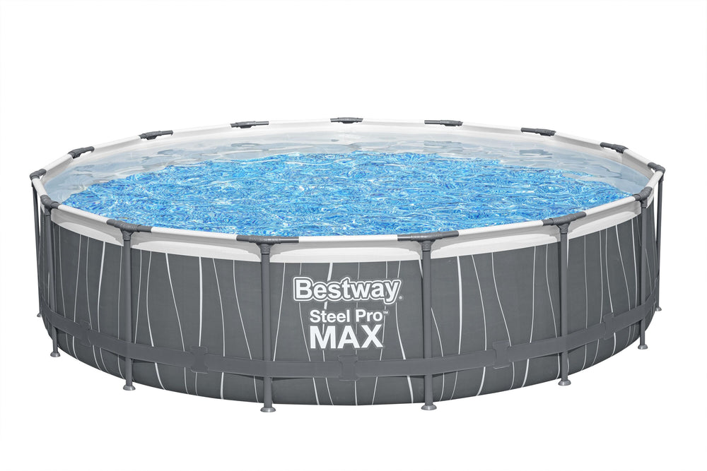 Bestway Frame Pool Set 4.57m x 1.07m Includes Pool + Filter Pump(220-240V) + Ladder + Cover + LED light + Compatible with Cartridge 58094(II)220-240V