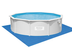 Bestway Round Frame Pool Set 4.60m x 1.20m Includes Pool + Sand filter(220-240V) + Skimmer + Safety Ladder + Ground Cloth + Cover + ChemConnect Dispense + Delivered on Pallet