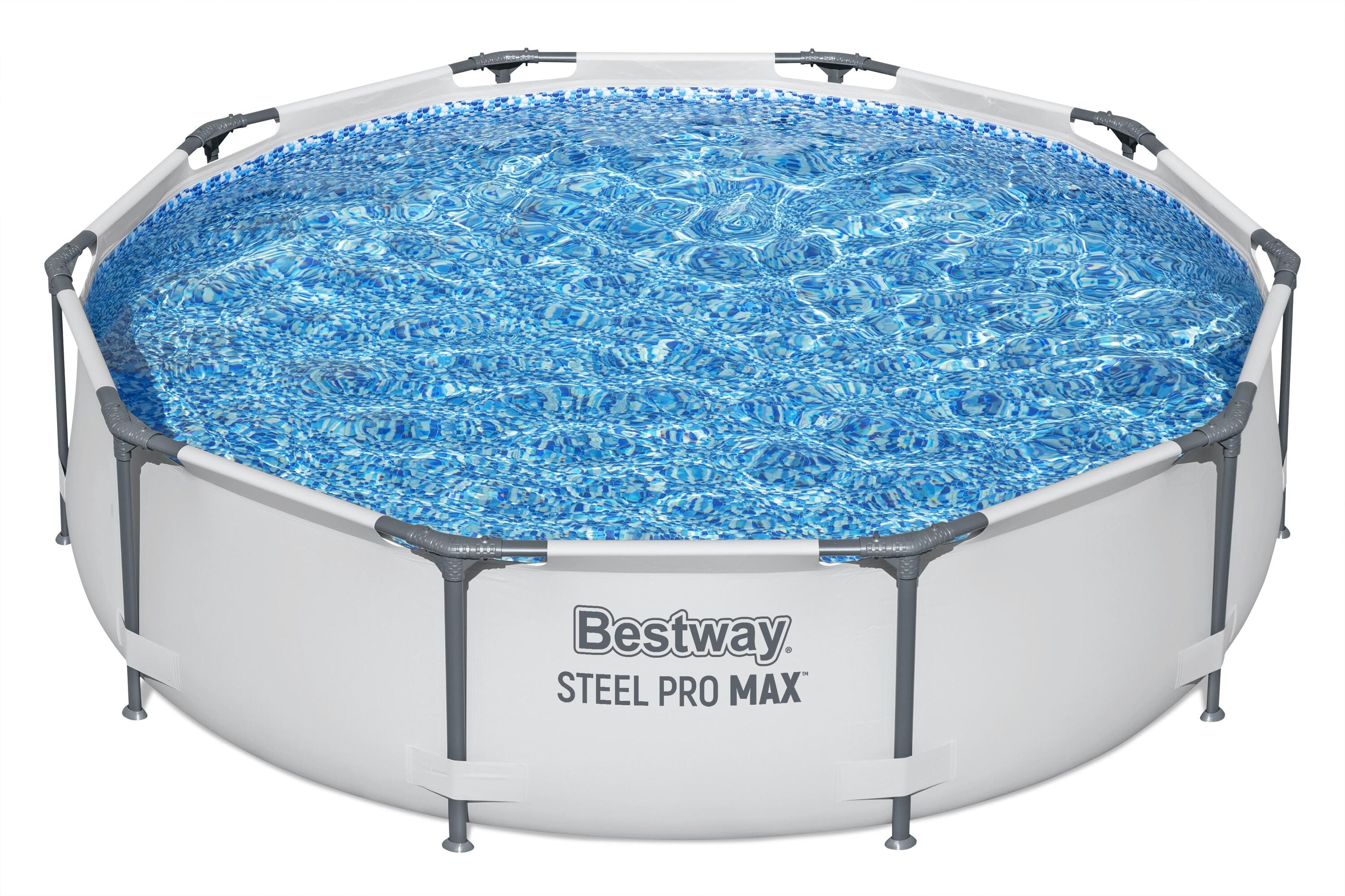 Bestway Frame Pool Set 3.05m x 76cm Includes Pool + Filter Pump(220-240V) + Compatible with Cartridge 58093(I)220-240V