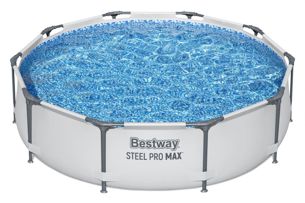 Bestway Frame Pool Set 3.05m x 76cm Includes Pool + Filter Pump(220-240V) + Compatible with Cartridge 58093(I)220-240V
