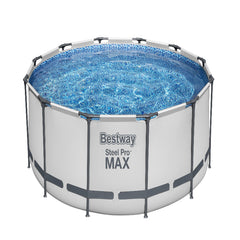 Bestway 3.66M X 1.22M Pool Set (Contents:Pool, Filter Pump(220-240V), Ladder, Cover, Compatible with Cartridge 58094(II)220-240V)