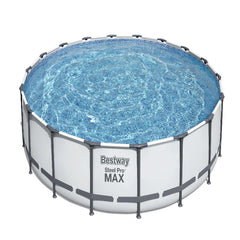 Bestway Frame Pool Set 5.49m x 1.22m Includes Pool + Filter Pump(220-240V) + Ladder + Cover + Compatible with Cartridge 58012(III)220-240V