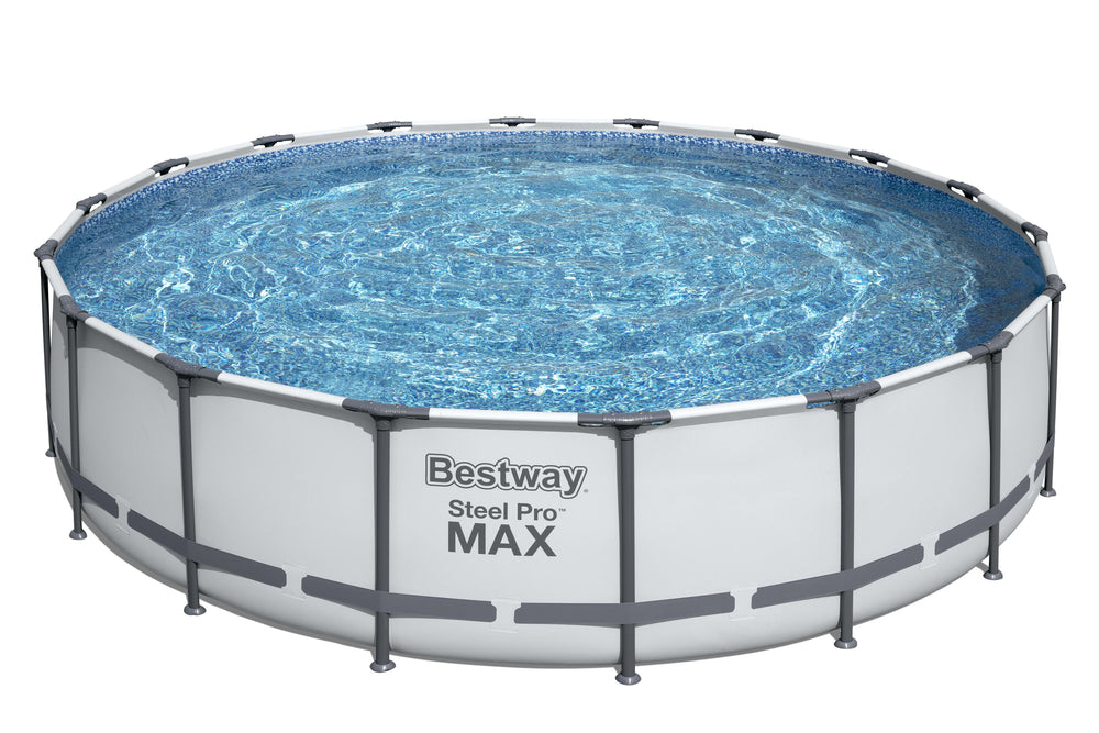 Bestway Frame Pool Set 5.49m x 1.22m Includes Pool + Filter Pump(220-240V) + Ladder + Cover + Compatible with Cartridge 58012(III)220-240V