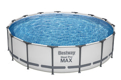Bestway Frame Pool Set 4.57m x 1.07m Includes Pool + Filter Pump(220-240V) + Ladder + Cover + Compatible with Cartridge 58094(II)220-240V