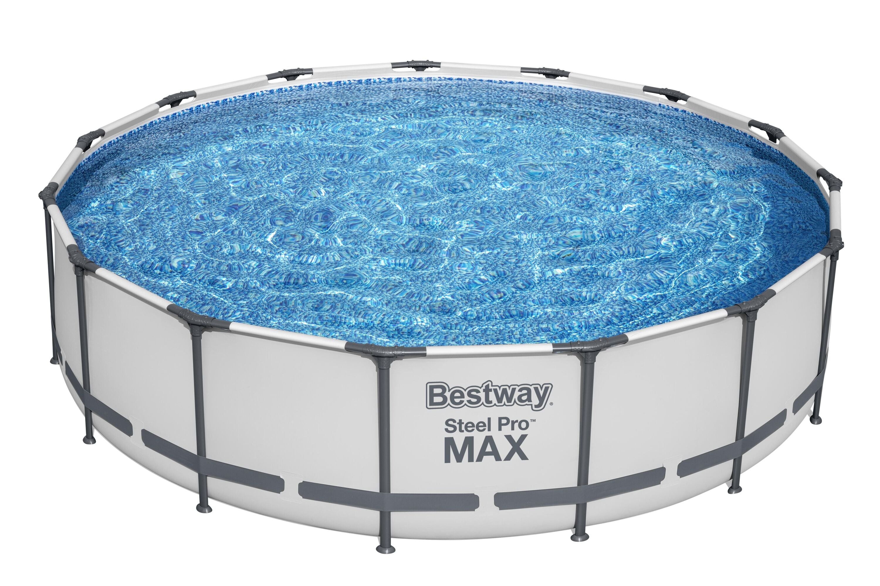 Bestway Frame Pool Set 4.57m x 1.07m Includes Pool + Filter Pump(220-240V) + Ladder + Cover + Compatible with Cartridge 58094(II)220-240V