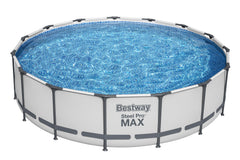 Bestway Frame Pool Set 4.57m x 1.07m Includes Pool + Filter Pump(220-240V) + Ladder + Cover + Compatible with Cartridge 58094(II)220-240V