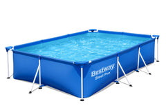 Bestway Frame Pool Set 3.00m x 2.01m x 66cm Includes Pool + Filter Pump(220-240V) + Compatible with Cartridge 58093(I)220-240V