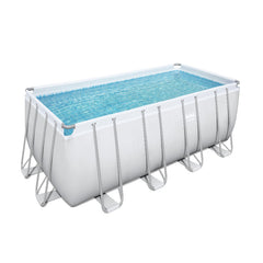 Bestway 5.49M X 2.74M X 1.22M Rectangular Pool Set (Contents:Pool, Filter Pump(220-240V), Ladder, Cover, Chemconnect Dispenser, Compatible with Cartridge 58012(Iii)220-240V)