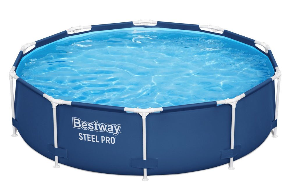 Bestway Frame Pool Set 3.05m x 76cm Includes Pool + Filter Pump(220-240V) + Compatible with Cartridge 58093(I)220-240V - Blue