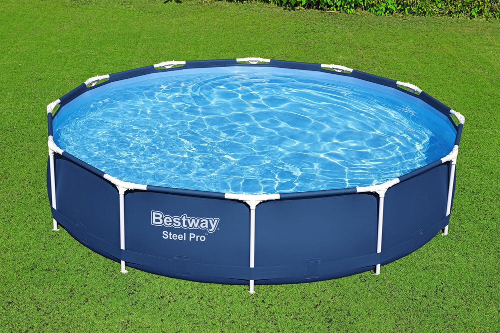 Bestway Frame Pool Set 3.96m x 84cm Includes Pool + Filter Pump(220-240V) + Compatible with Cartridge 58094(II)220-240V