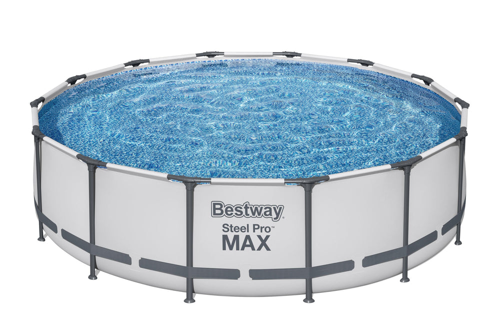 Bestway Frame Pool Set 4.27m x 1.07m Includes Pool + Filter Pump(220-240V) + Ladder + Cover + Compatible with Cartridge 58094(II)220-240V