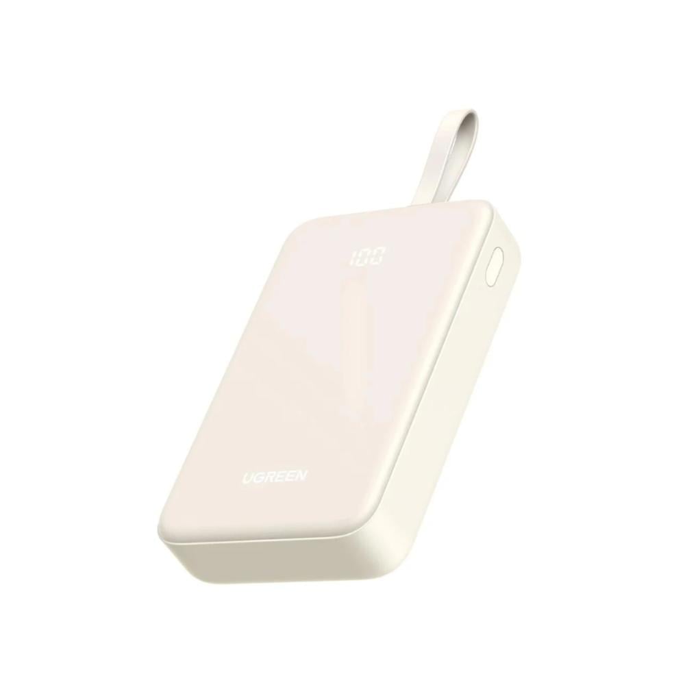UGREEN 20000mAh PB 22.5W with Built-in Cable35340 White
