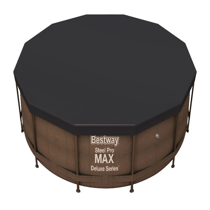 Bestway 3.66M Pool Cover (Contents:One pool cover, fits 3.66m (12') Steel Pro Pools, 3.66m (12') Steel Pro Max Pools and 3.66m (12') Fast Set Pools)