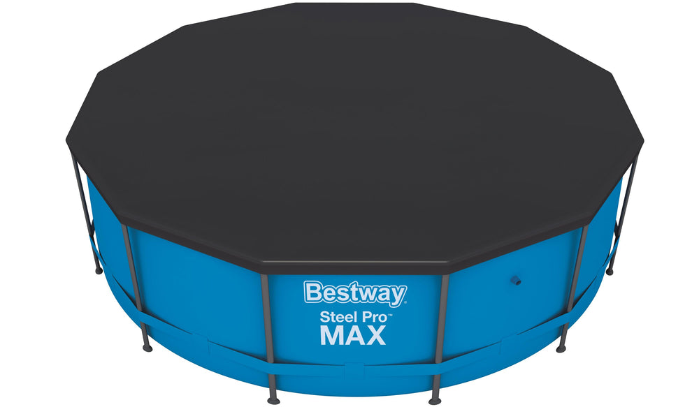 Bestway 3.66M Pool Cover (Contents:One pool cover, fits 3.66m (12') Steel Pro Pools, 3.66m (12') Steel Pro Max Pools and 3.66m (12') Fast Set Pools)