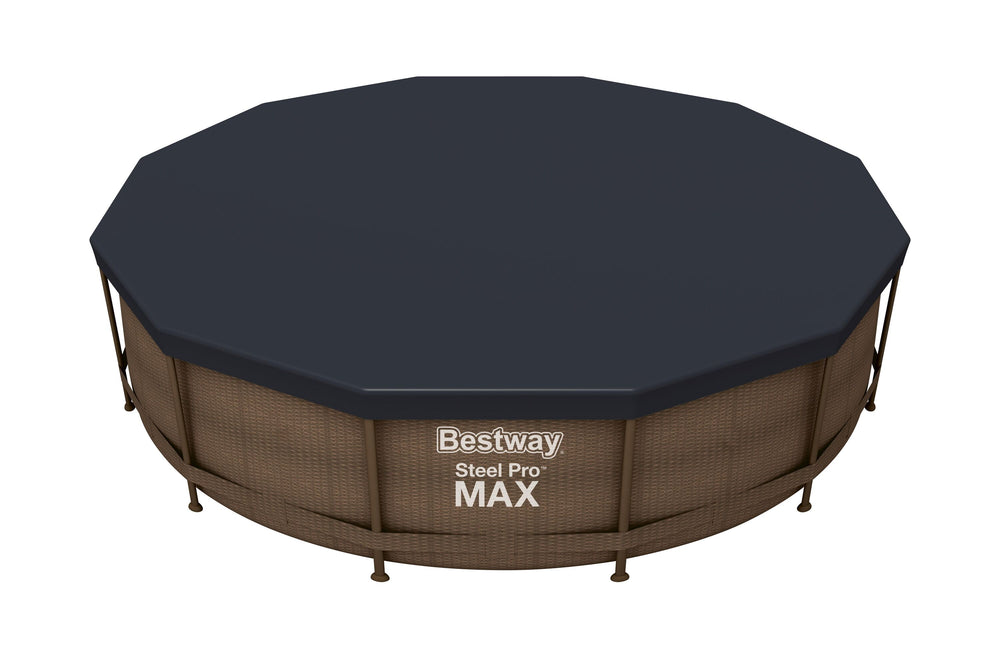 Bestway 3.66M Pool Cover (Contents:One pool cover, fits 3.66m (12') Steel Pro Pools, 3.66m (12') Steel Pro Max Pools and 3.66m (12') Fast Set Pools)