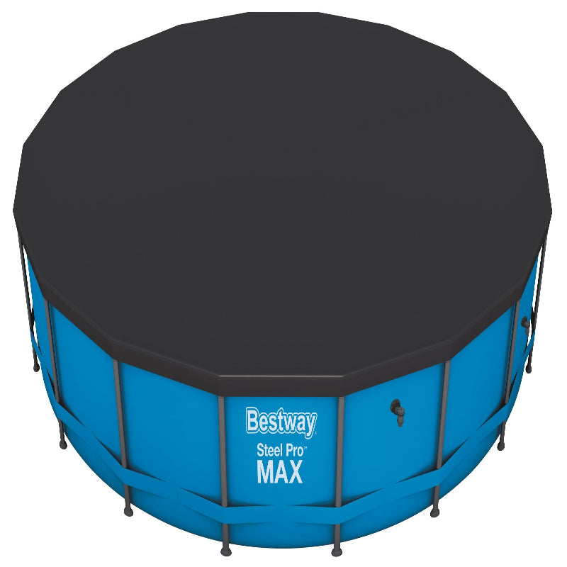 Bestway 5.49M Pvc Pool Cover (Contents:one pool cover, Fits 5.49m (18') Steel Pro Max Pools and 5.49m (18') Power Steel Pools and 5.49m (18') Power Steel Swim Vista Series Pools)