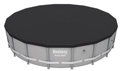 Bestway 5.49M Pvc Pool Cover (Contents:one pool cover, Fits 5.49m (18') Steel Pro Max Pools and 5.49m (18') Power Steel Pools and 5.49m (18') Power Steel Swim Vista Series Pools)
